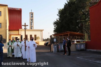 Viterbo - Cerimonia per ringraziare gli operatori sanitari del Belcolle