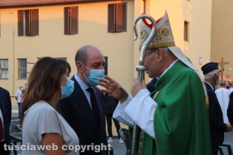 Viterbo - Cerimonia per ringraziare gli operatori sanitari del Belcolle