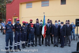 Viterbo - Cerimonia per ringraziare gli operatori sanitari del Belcolle