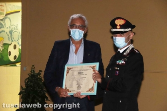 Viterbo - Cerimonia per ringraziare gli operatori sanitari del Belcolle