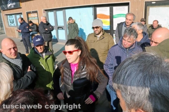 Viterbo - Mercato, sit-in di protesta degli ambulanti