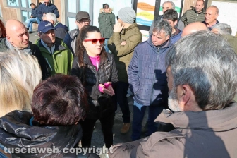 Viterbo - Mercato, sit-in di protesta degli ambulanti