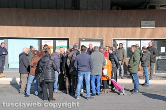 Viterbo - Mercato, sit-in di protesta degli ambulanti