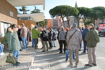 Viterbo - Mercato, sit-in di protesta degli ambulanti