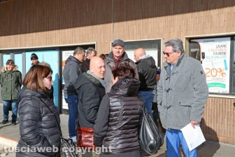 Viterbo - Mercato, sit-in di protesta degli ambulanti