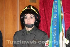 Una donna vigile del fuoco