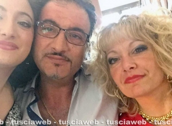 Marcello Montanaro, la moglie Maria Vittoria Rita e la figlia Aurora