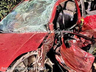 Moglie e marito morti in un incidente, grave la figlia Aurora Montanaro