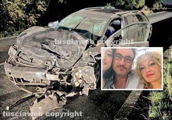 Moglie e marito morti in un incidente, grave la figlia Aurora Montanaro
