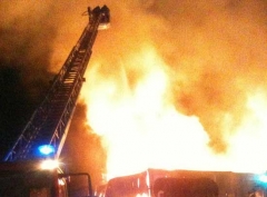 Mondo Convenienza in fiamme