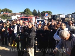 La conferenza stampa del sindaco e delle forze dell\'ordine per fare il punto
