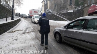 Maltempo - La neve a Montefiascone