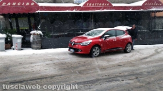 Maltempo - La neve a Montefiascone