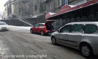 Maltempo - La neve a Montefiascone