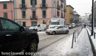 Maltempo - La neve a Montefiascone