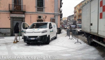Maltempo - La neve a Montefiascone