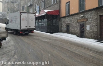 Maltempo - La neve a Montefiascone