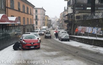 Maltempo - La neve a Montefiascone