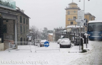 Maltempo - La neve a Montefiascone