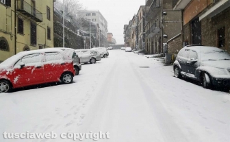 Maltempo - La neve a Montefiascone