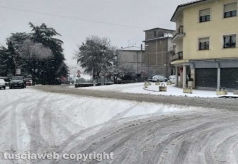 Maltempo - La neve a Montefiascone