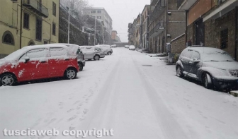 Maltempo - La neve a Montefiascone