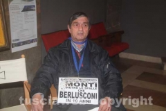 Il primo ministro Monti al cinema Genio