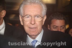 Il primo ministro Monti al cinema Genio
