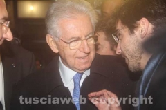 Il primo ministro Monti al cinema Genio
