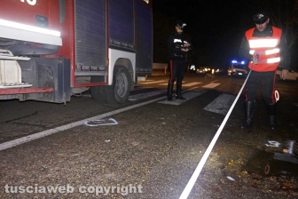 Viterbo - Falciato sulla Sammartinese, muore anziano