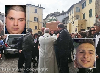 Fabrica di Roma - I funerali di Pierpaolo Bartoloni e Stefano Federici