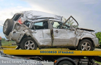 Civita Castellana - Incidente mortale in strada Falerina
