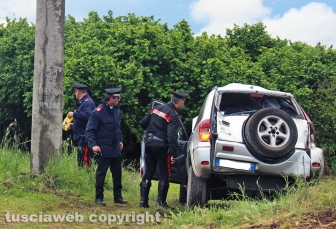 Civita Castellana - Incidente mortale in strada Falerina
