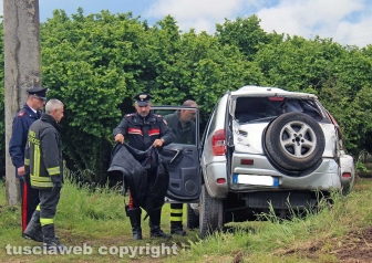 Civita Castellana - Incidente mortale in strada Falerina