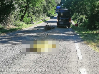 Soriano - Incidente sulla provinciale Molinella, muore centauro
