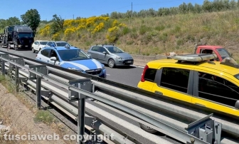 Viterbo - Riccardo Delle Monache morto sulla superstrada - Il sopralluogo