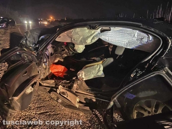 Incidente mortale sulla Tuscanese