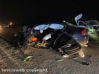 Viterbo - L'incidente sulla Tuscanese