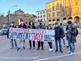 Morte di Lorenzo Perelli, la manifestazione della Rete degli studenti medi