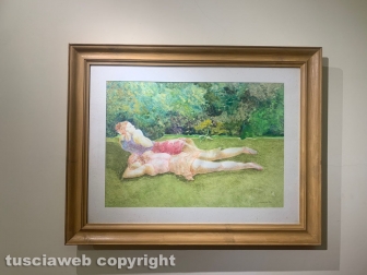 Viterbo - Opera nella mostra all'Unitus - “Ti accolgo nel cuore – Una passeggiata nel giardini di Alessio Paternesi”
