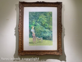 Viterbo - Opera nella mostra all'Unitus - “Ti accolgo nel cuore – Una passeggiata nel giardini di Alessio Paternesi”