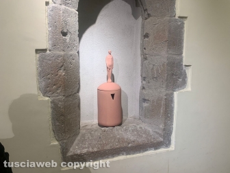 Viterbo - Opera nella mostra all'Unitus - “Ti accolgo nel cuore – Una passeggiata nel giardini di Alessio Paternesi”