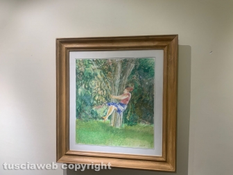 Viterbo - Opera nella mostra all'Unitus - “Ti accolgo nel cuore – Una passeggiata nel giardini di Alessio Paternesi”