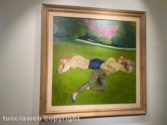 Viterbo - Opera nella mostra all'Unitus - “Ti accolgo nel cuore – Una passeggiata nel giardini di Alessio Paternesi”