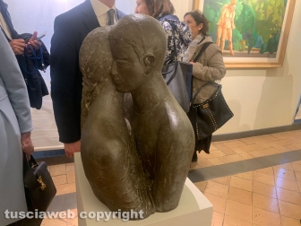 Viterbo - Opera nella mostra all'Unitus - “Ti accolgo nel cuore – Una passeggiata nel giardini di Alessio Paternesi”