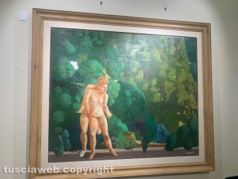 Viterbo - Opera nella mostra all'Unitus - “Ti accolgo nel cuore – Una passeggiata nel giardini di Alessio Paternesi”