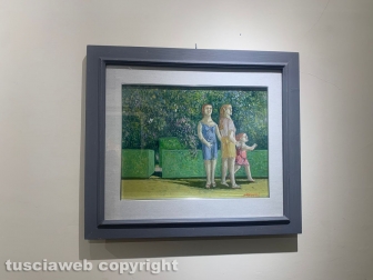 Viterbo - Opera nella mostra all'Unitus - “Ti accolgo nel cuore – Una passeggiata nel giardini di Alessio Paternesi”