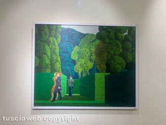 Viterbo - Opera nella mostra all'Unitus - “Ti accolgo nel cuore – Una passeggiata nel giardini di Alessio Paternesi”