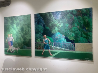 Viterbo - Opera nella mostra all'Unitus - “Ti accolgo nel cuore – Una passeggiata nel giardini di Alessio Paternesi”