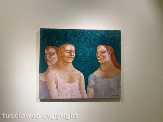 Viterbo - Opera nella mostra all'Unitus - “Ti accolgo nel cuore – Una passeggiata nel giardini di Alessio Paternesi”
